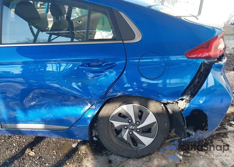 2017 Hyundai Ioniq Hybrid Sel z USA, uszkodzony, nr VIN KMHC75LC7HU048199